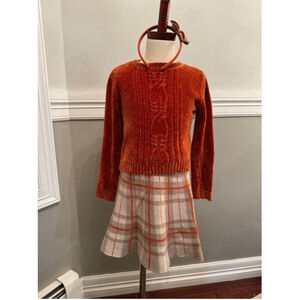 Tommy Bahama | Girls Sweater & Skirt Set with Headband | Size 5/6 (S)
